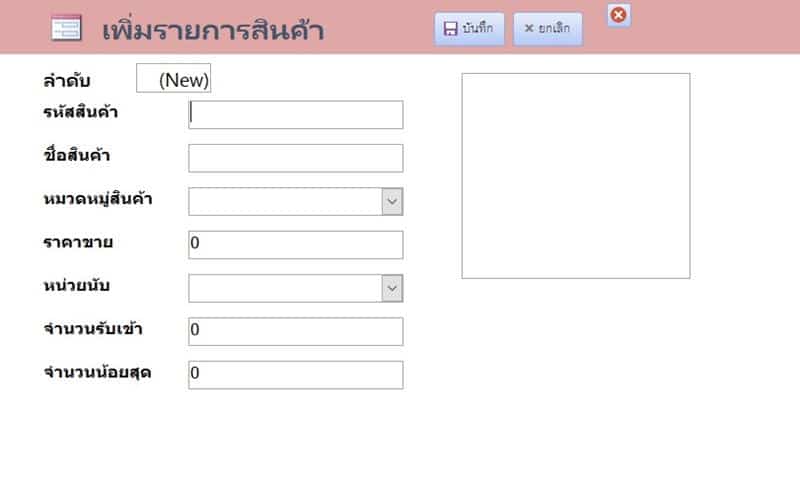 MS Access Form