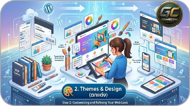 เลือกแบบwordpress