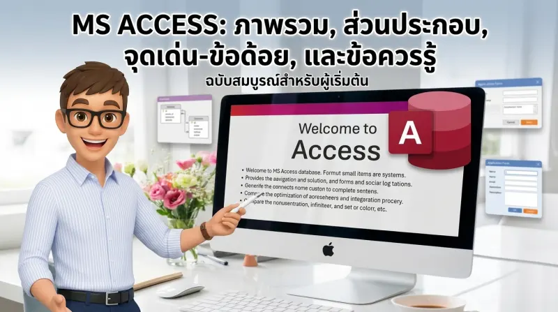 เขียนโปรแกรม ms access